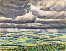 Landscape with Rain Clouds