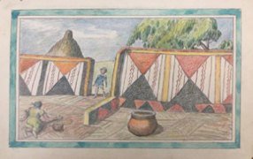 Rural Domestic Scene