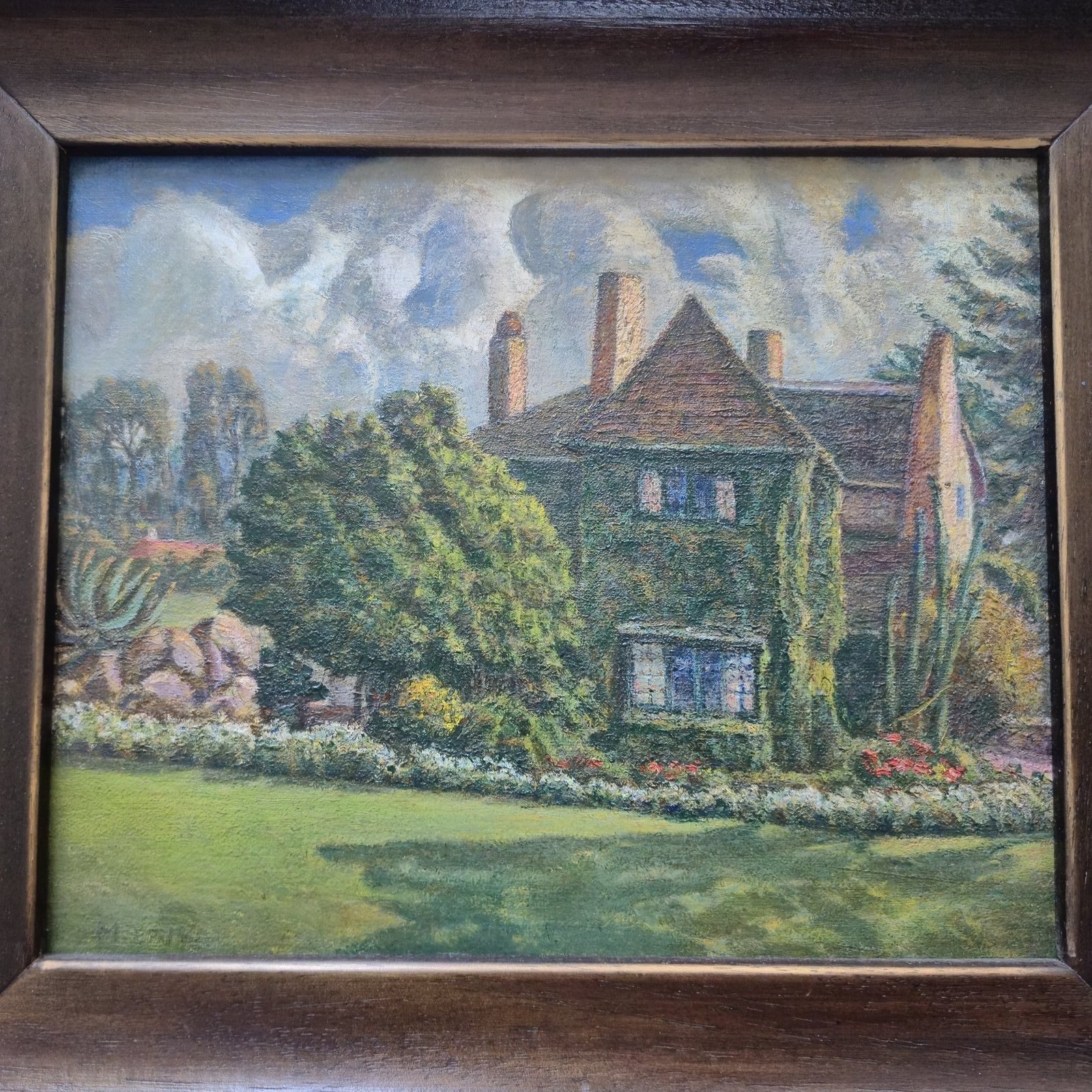 Garden and house