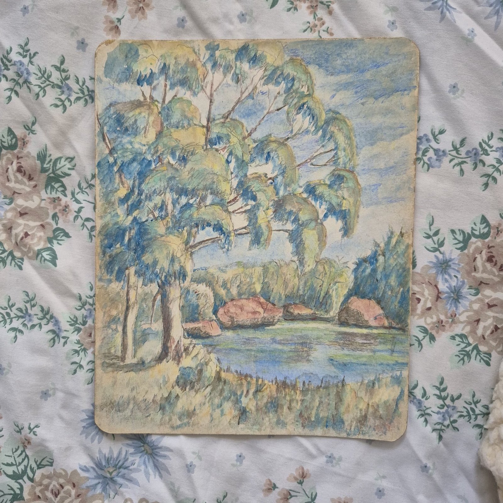 Landscape with tree