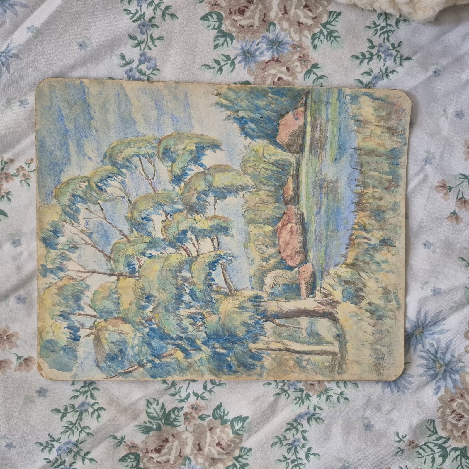 Landscape with tree