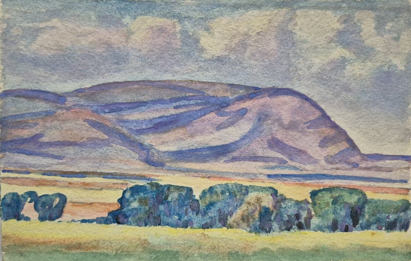 Blue landscape