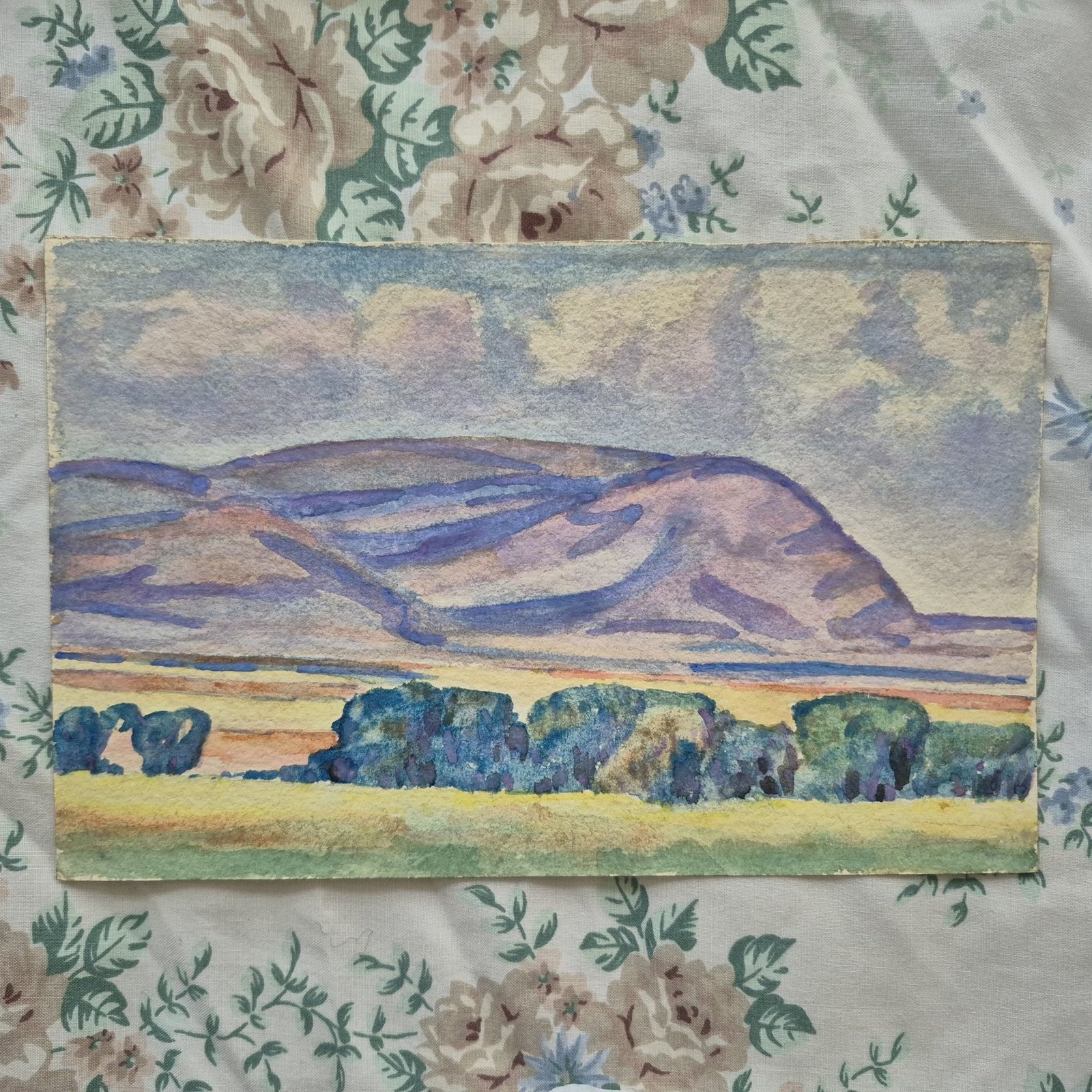 Blue landscape