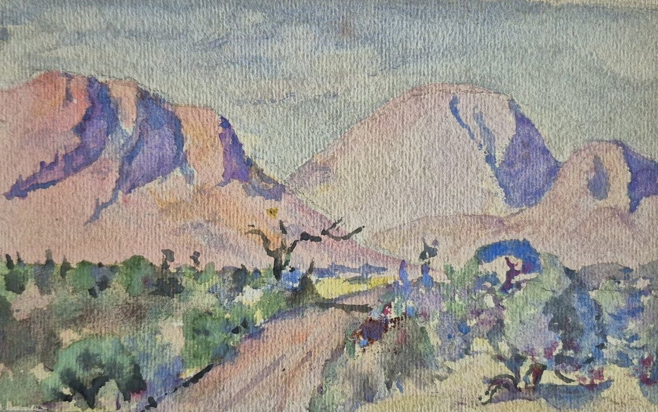 Landscape with mountains