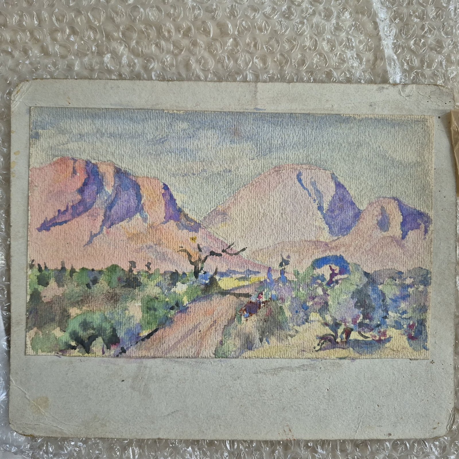 Landscape with mountains